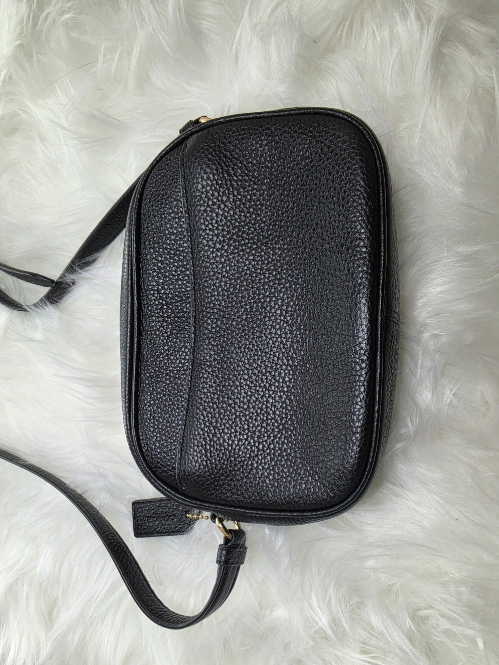 Coach Black Leather Crossbody Bag - Picture 3 of 7